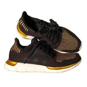 Adidas Knit Sneaker Black Gold